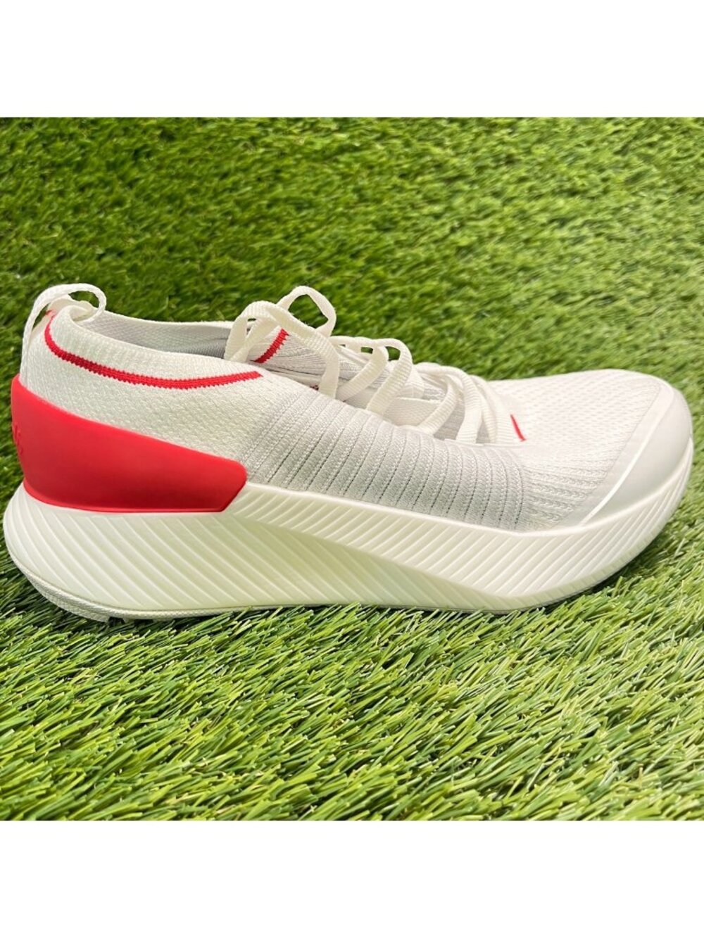 Allbirds Tree Gliders Womens Size 6 White Red Athletic Running Shoes Sneakers